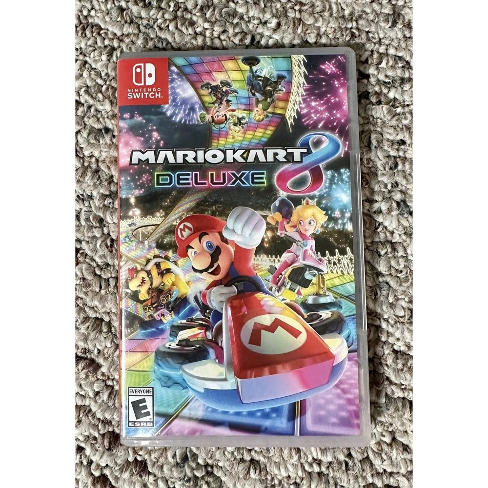 Mario Kart 8 Deluxe Nintendo Switch Replacement Case ONLY No Game Cartridge